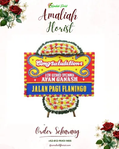Bunga Papan Congratulation di Banjar Agung